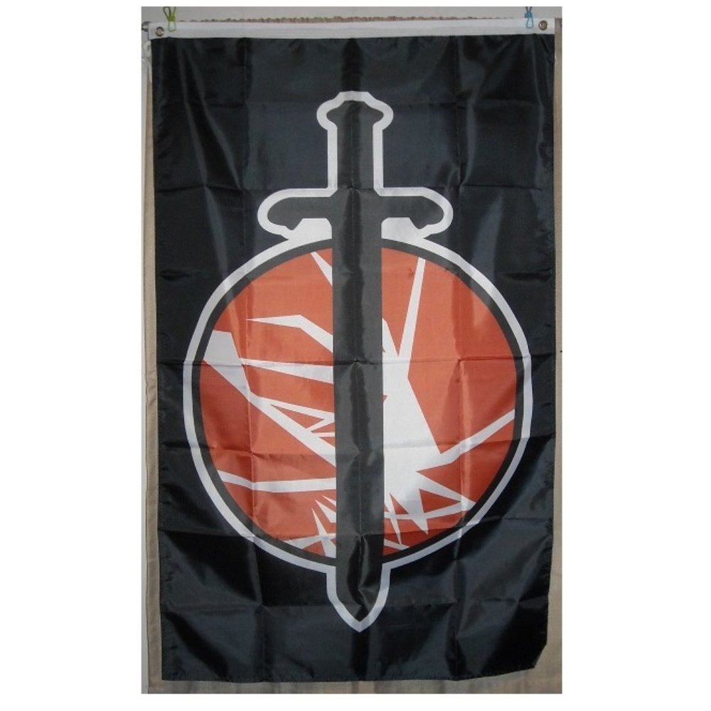 M.A.R.S. MARS G.I. Joe Adventure Team 3'x5' black vertical Flag Banner Cobra